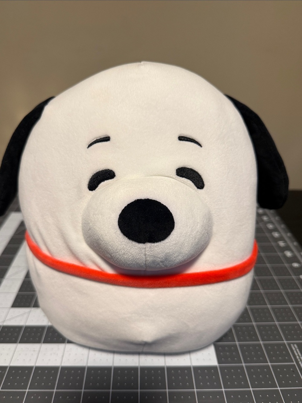 Peanuts Snoopy 12” Plush -White, Black & Red So Soft